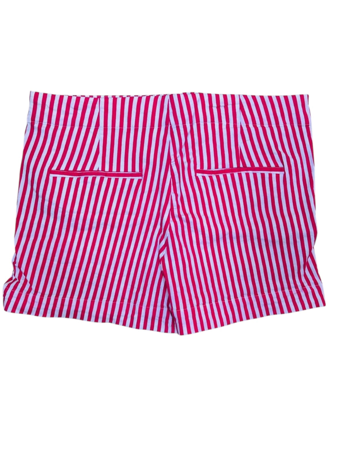 Pink Love striped shorts