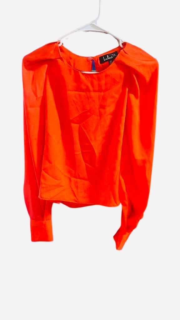 Lulus Orange night out top