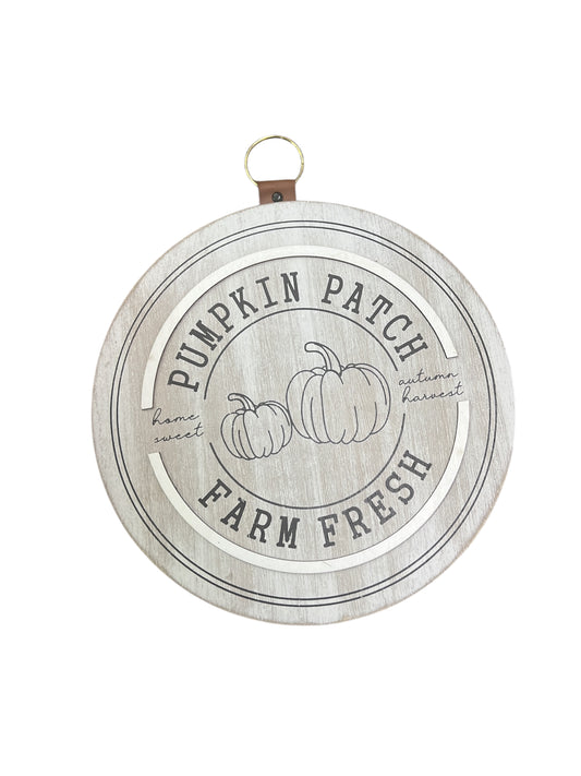 Pumpkin patch wall decor