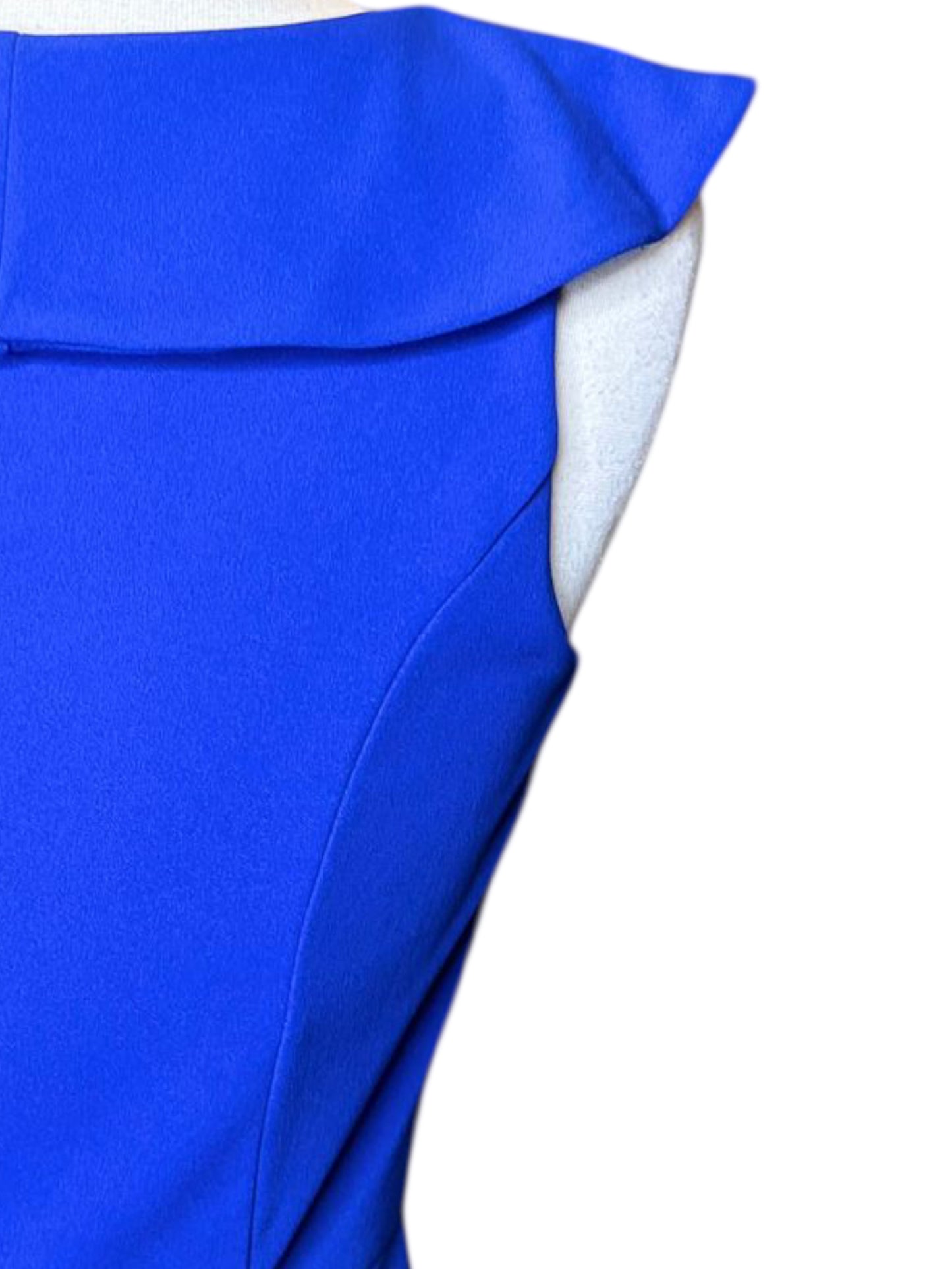 Pageant interview dress royal blue
