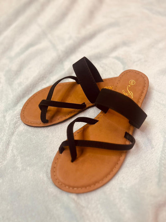 Sandals cross black