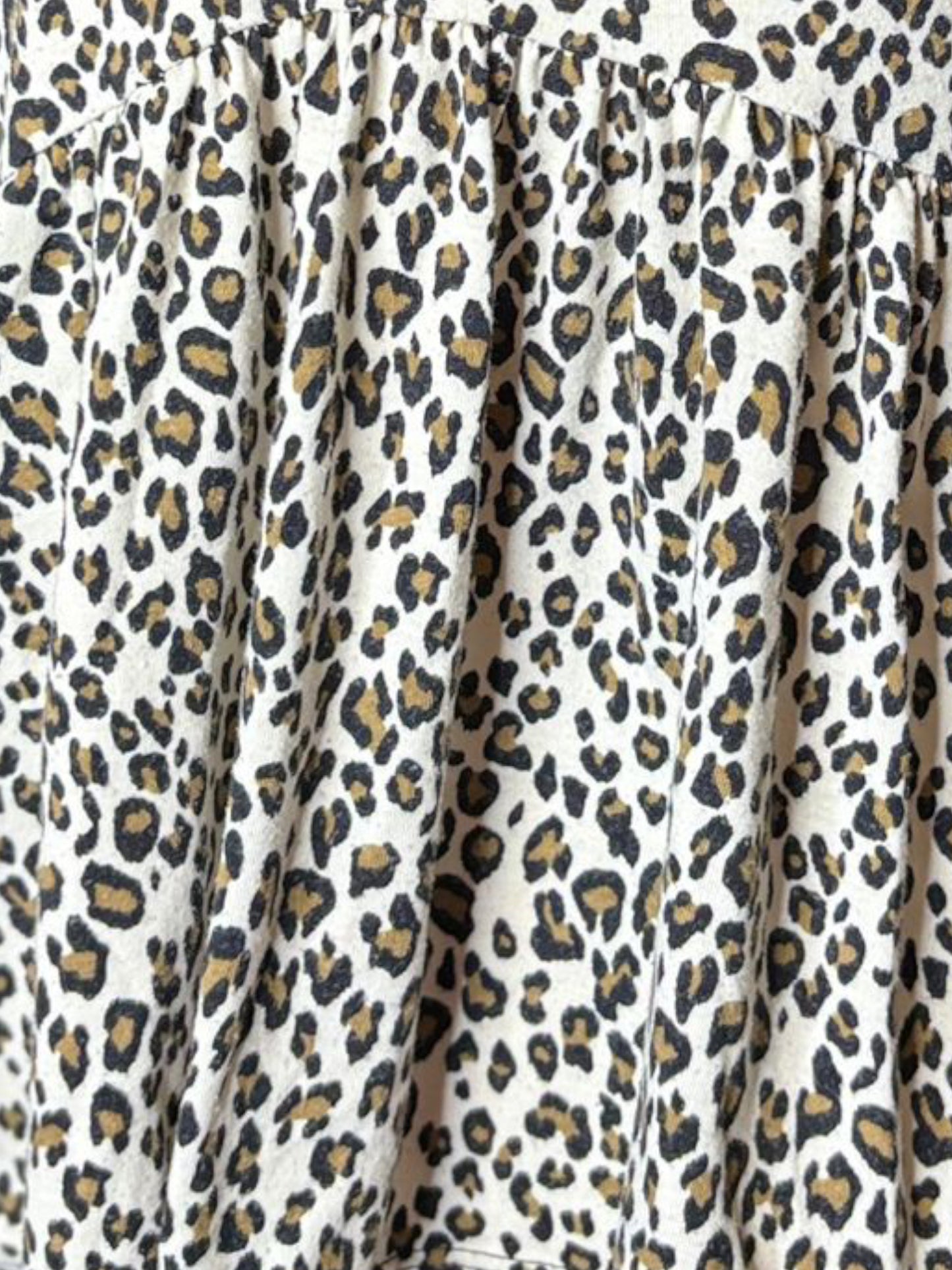 Gaze Cheetah Peplum Top