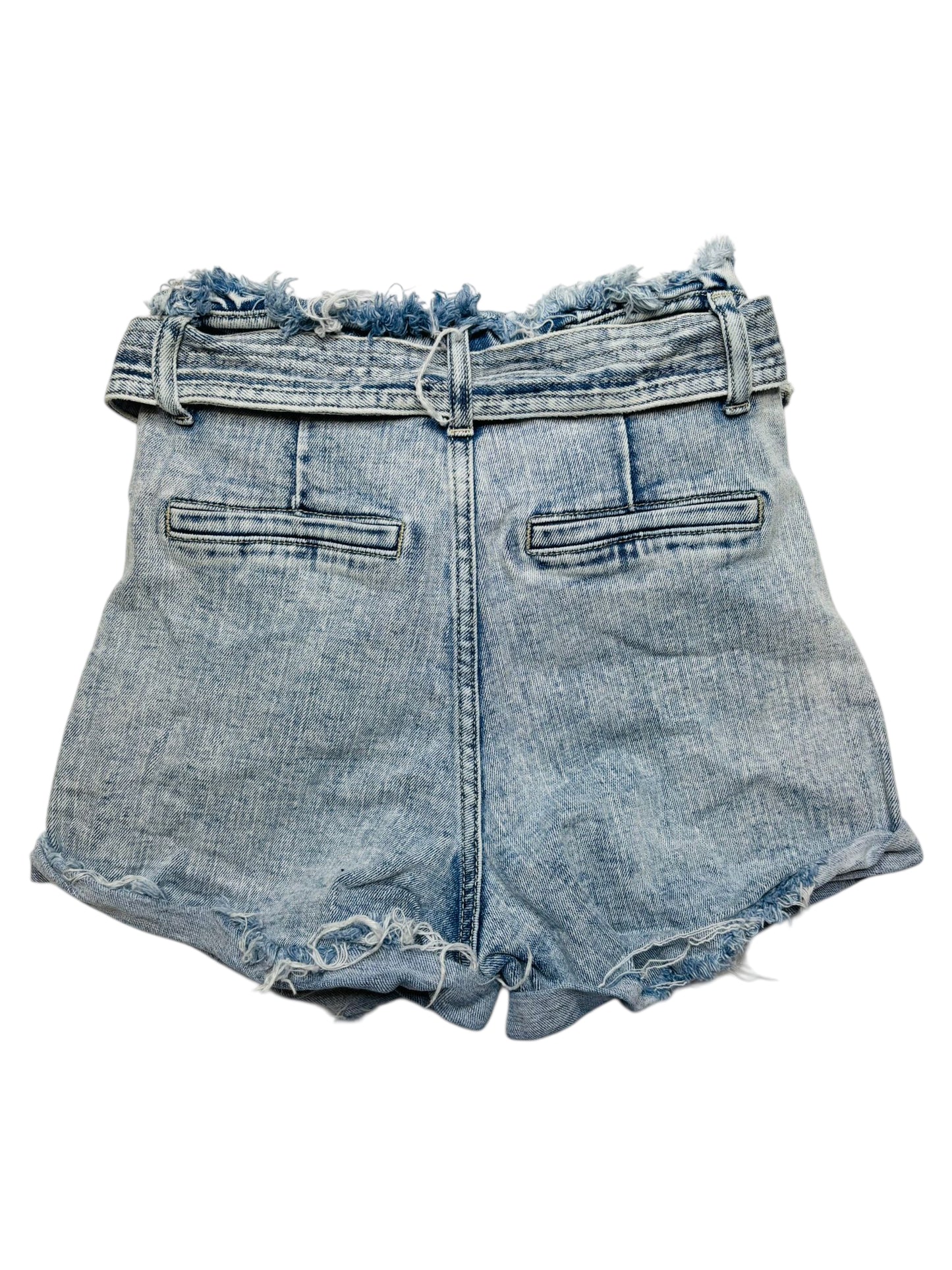 KanCan paper bag denim shorts