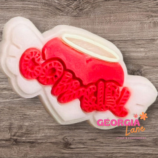 Cowgirl heart shoe charm