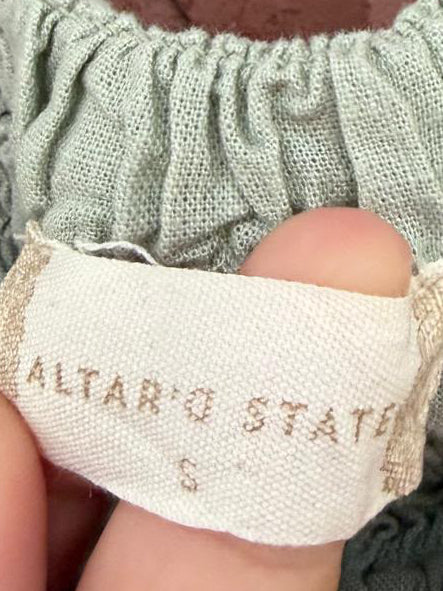 ALTAR’D STATE Green Crop Top