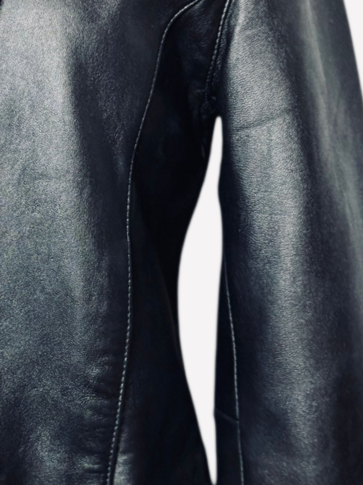 Wilda black leather jacket
