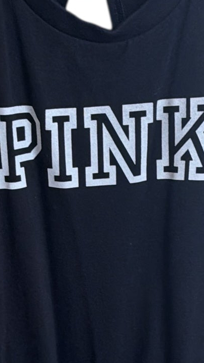 PINK black athletic top