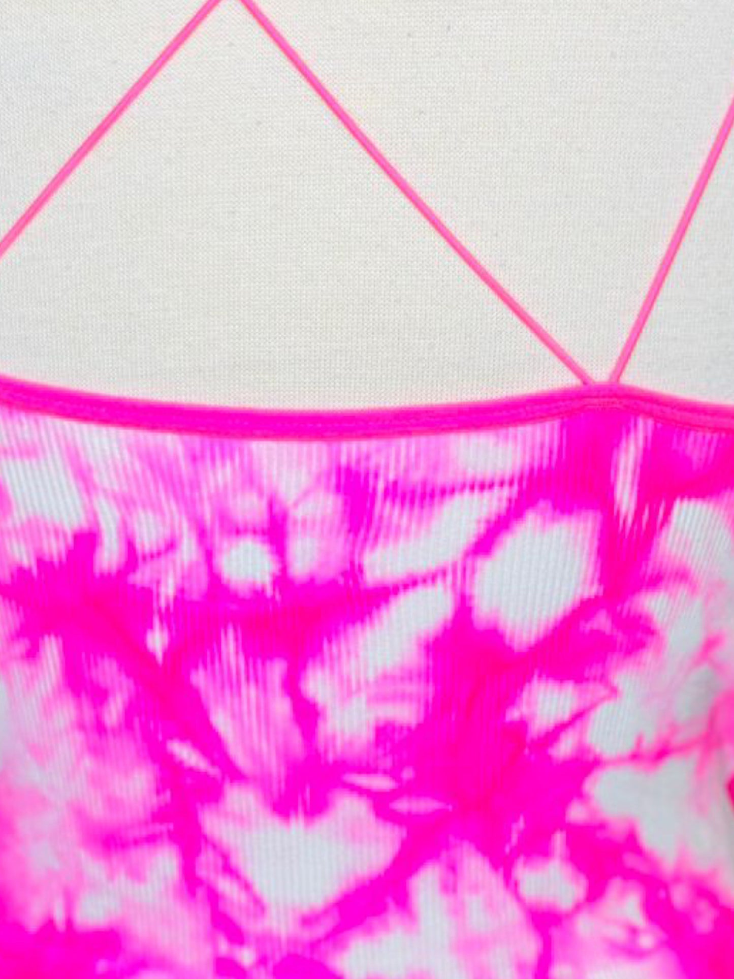 NoBo hot pink crop top