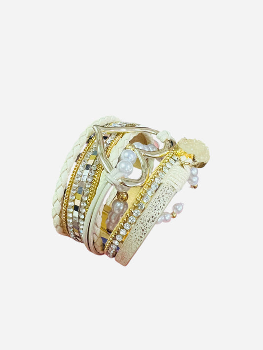 Heart of love magnetic bracelet