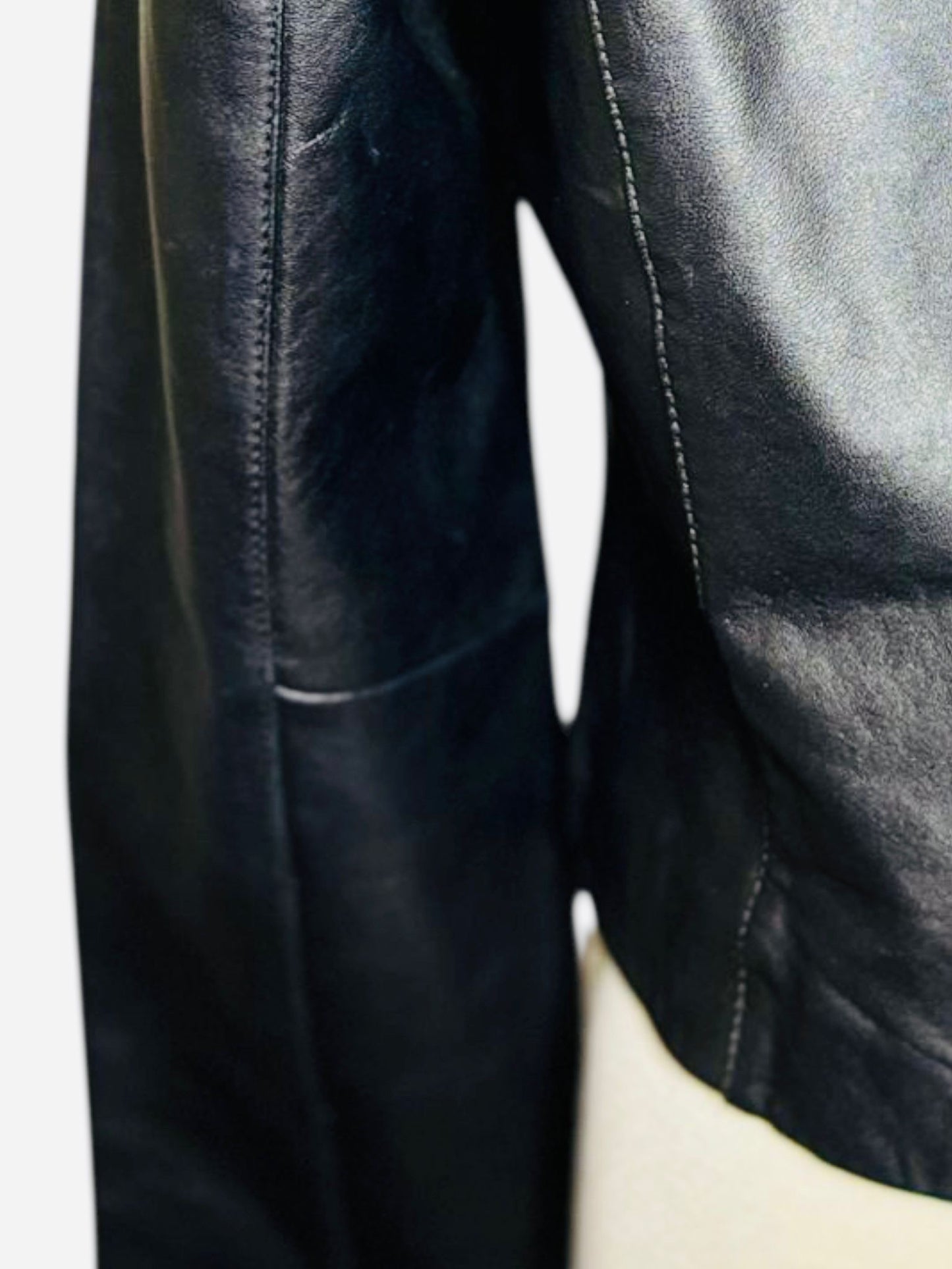 Wilda black leather jacket