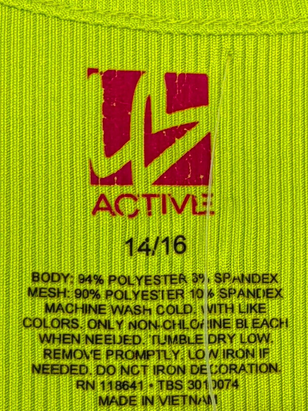 Active Neon Tank Top