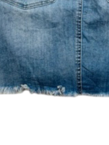 Rewash brand Distressed mini skirt