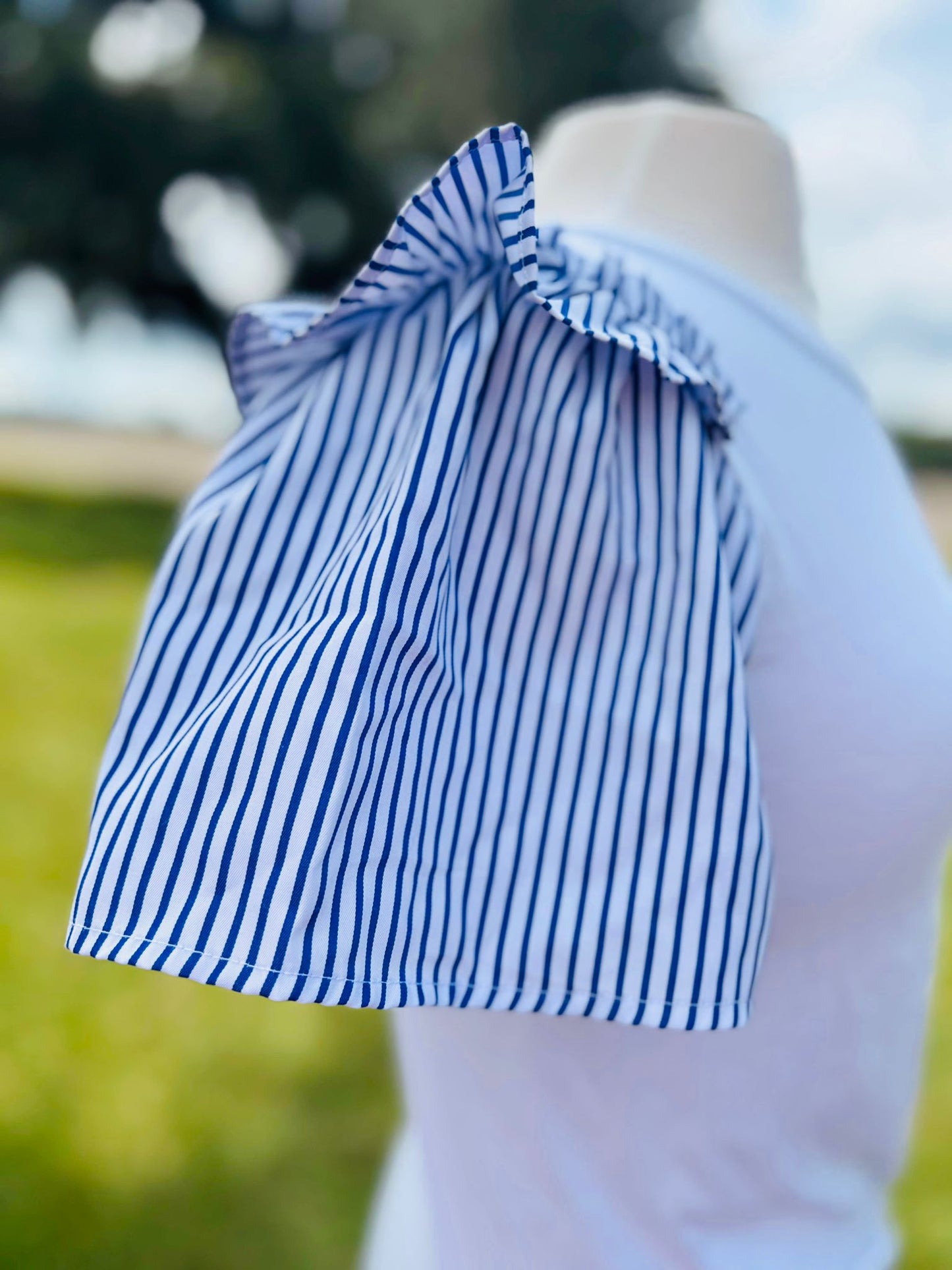 Habitual girl blue stripe top