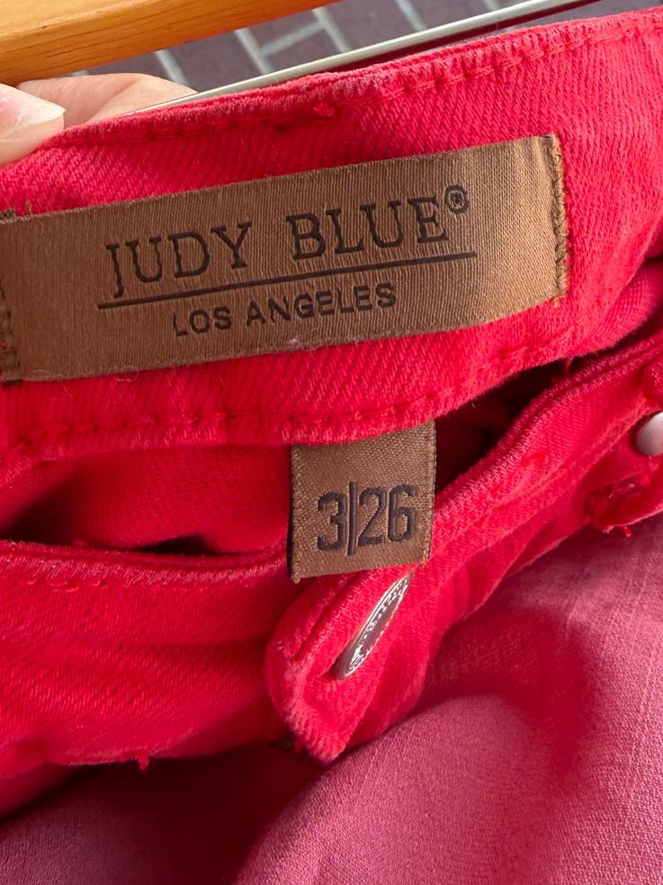 Judy Blues Red denim jeans