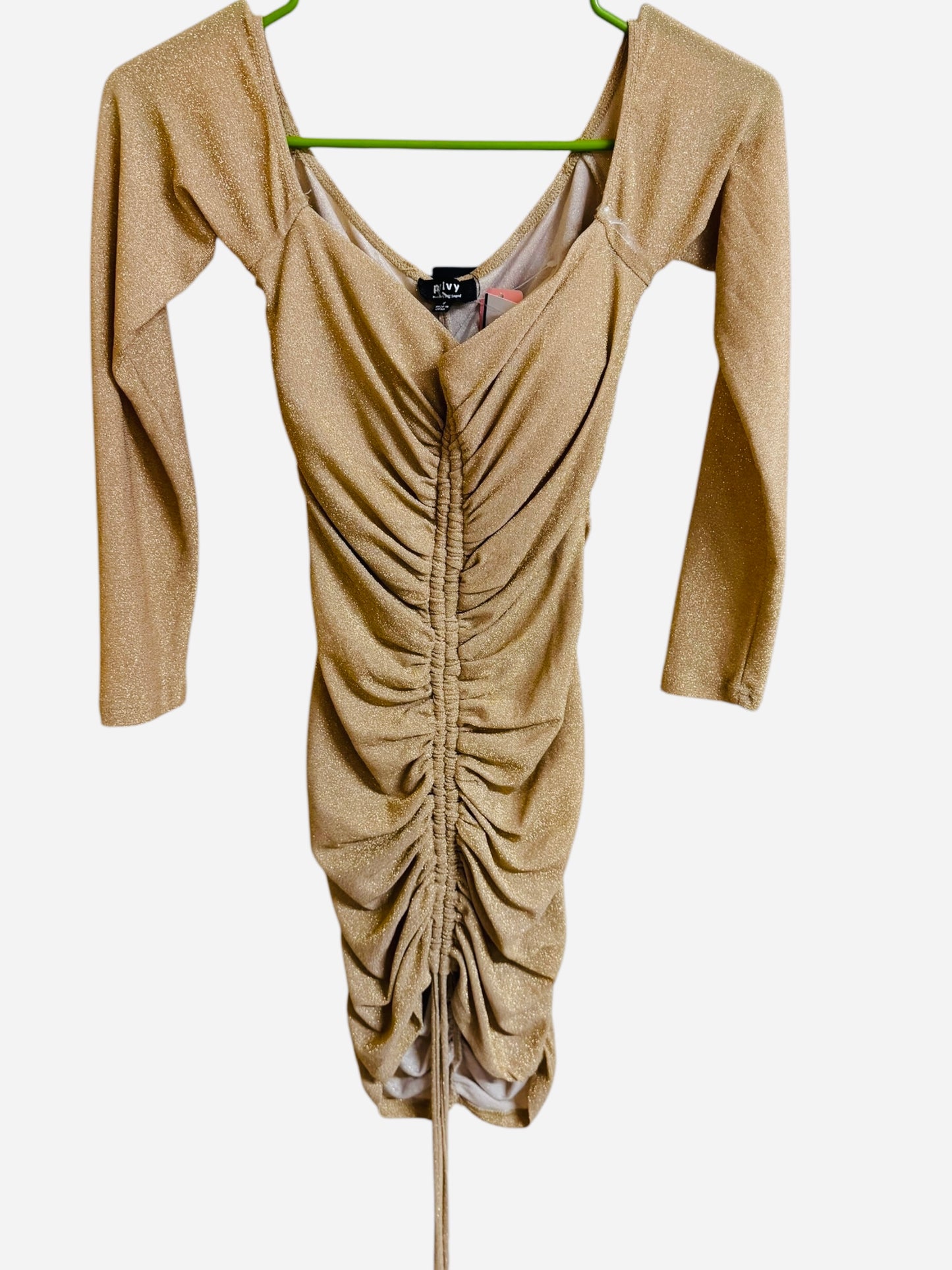 105 Privvy gold boy con dress