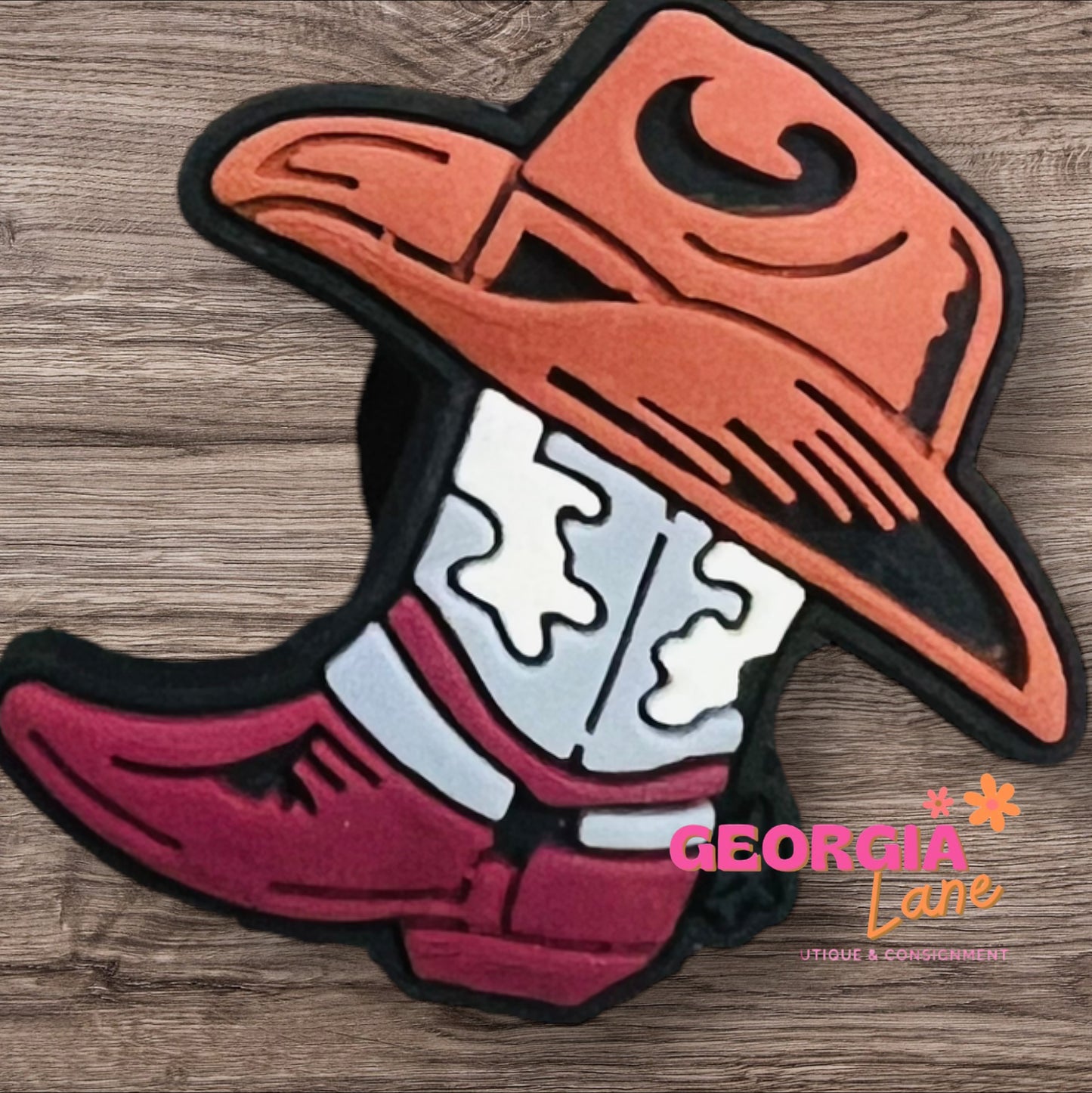 Boot and Hat Shoe Charms