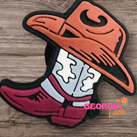Boot and Hat Shoe Charms