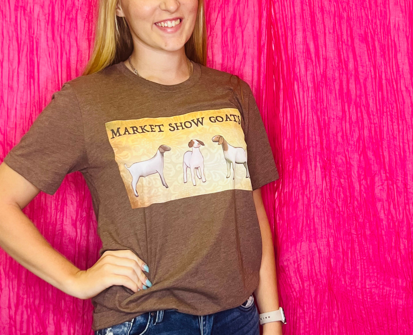 Market Goat Show tee