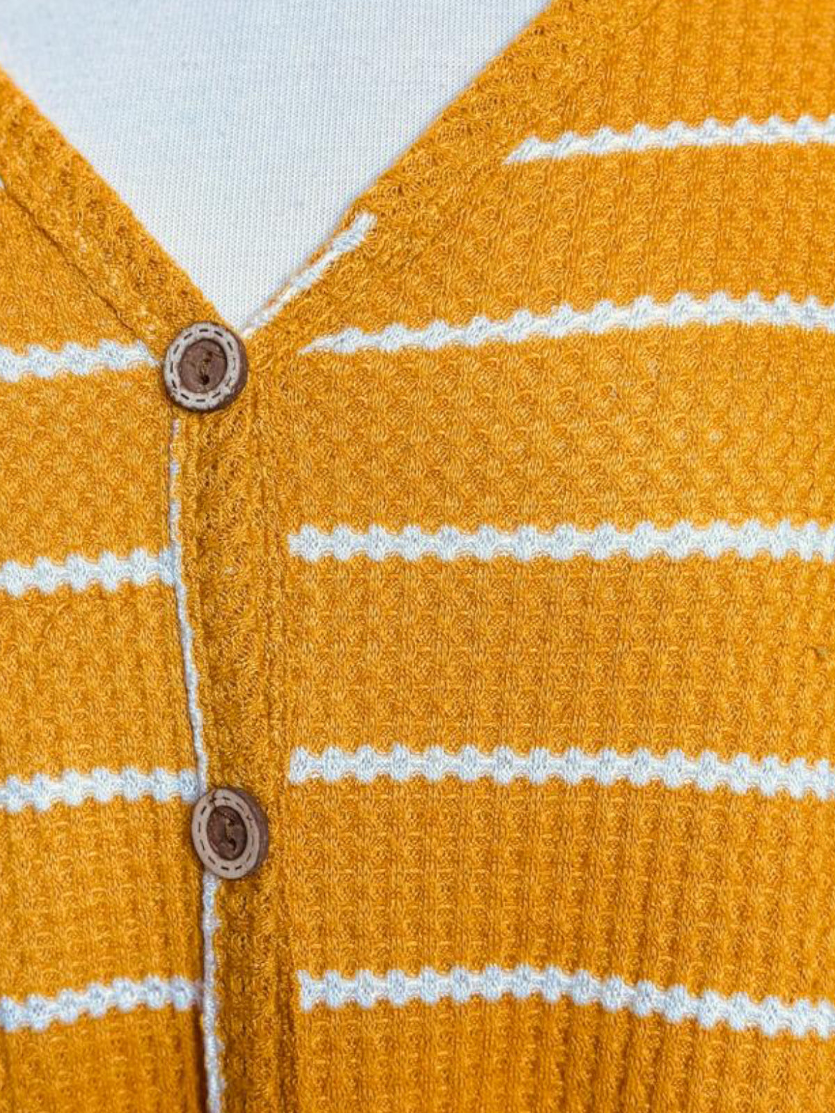 BiBi yellow stripe top