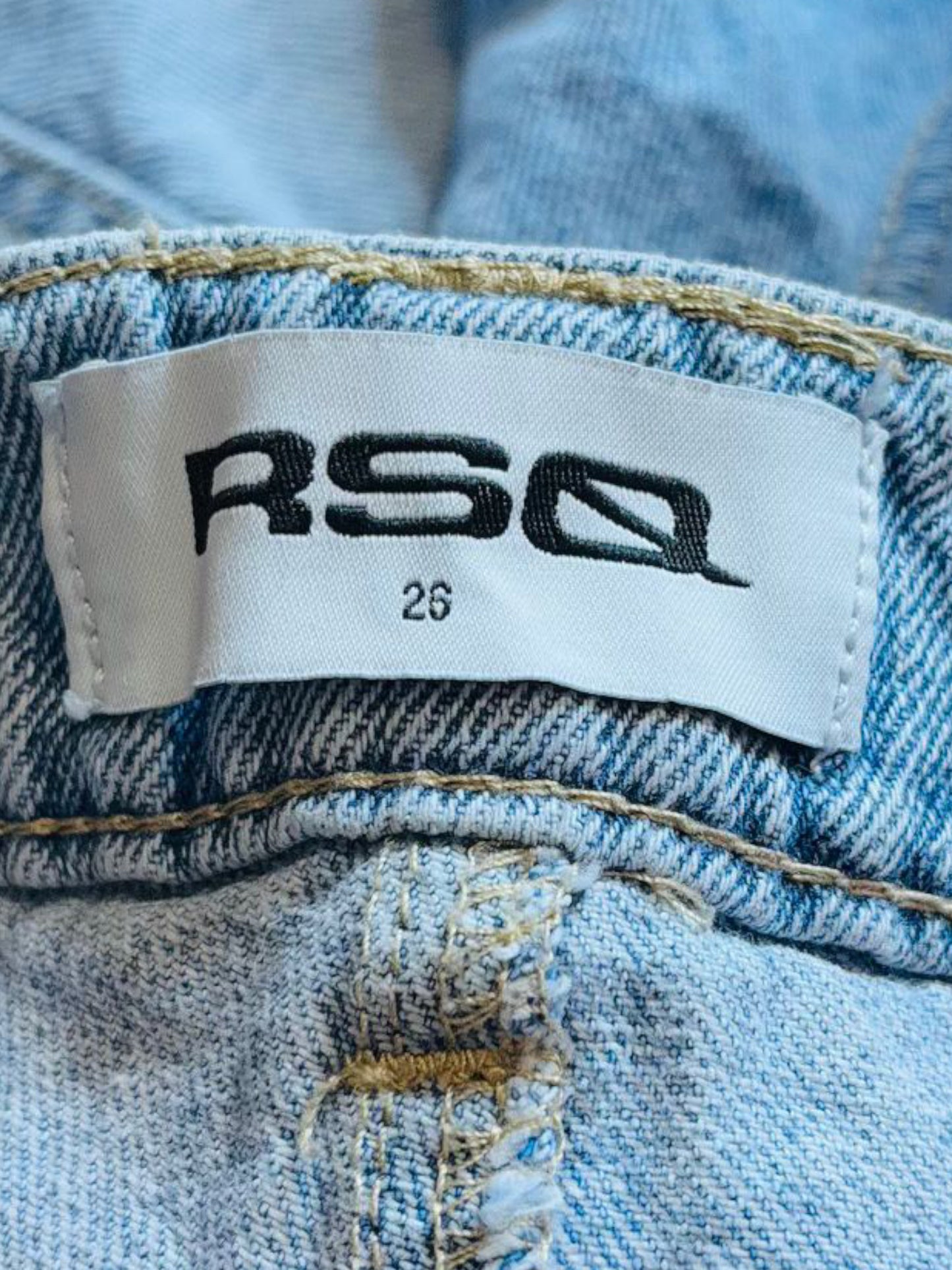 RSQ denim shorts distressed