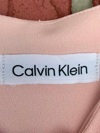 Calvin Klein Pink Ruffle Dress
