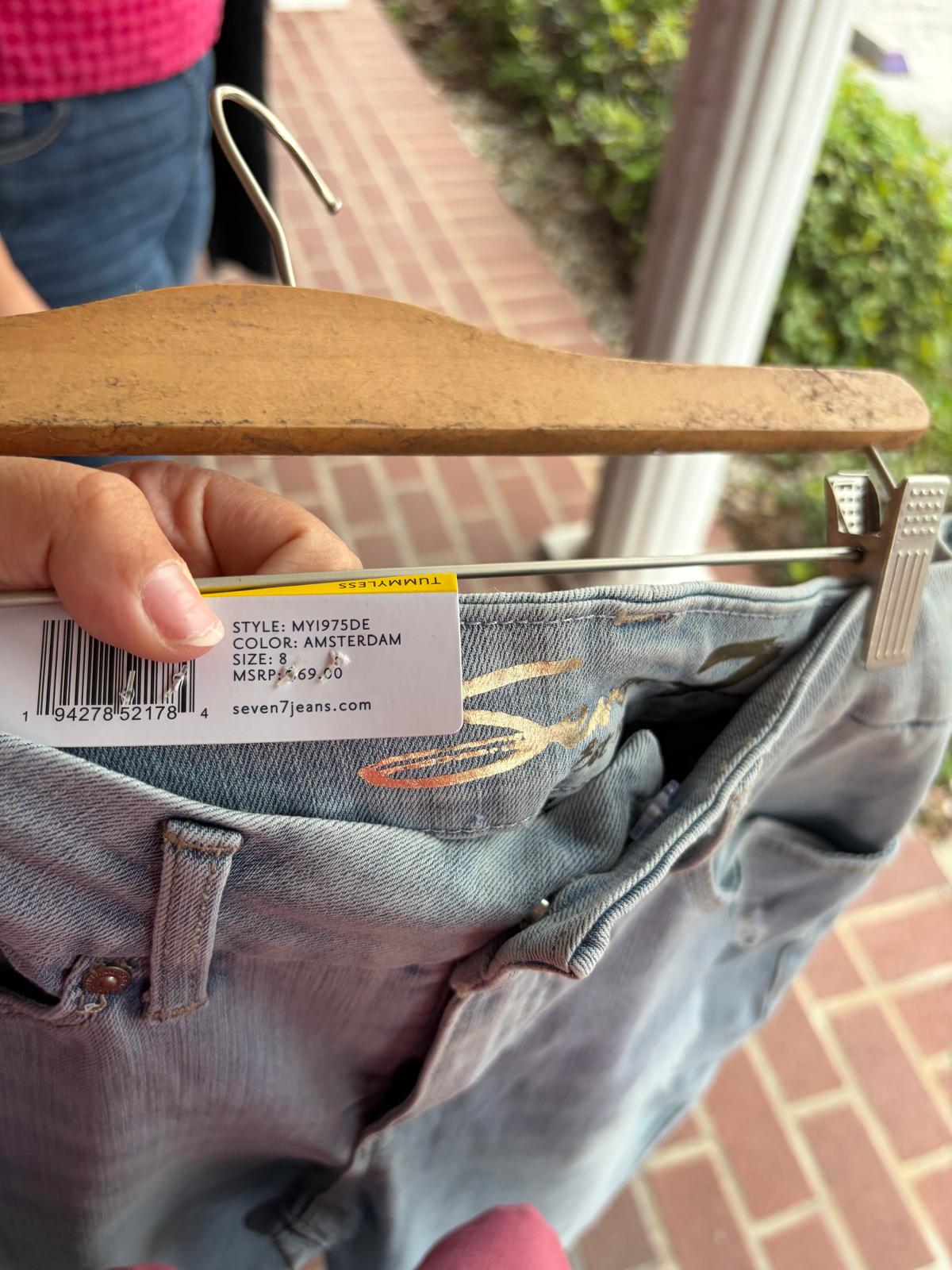 Seven7 light skinny jeans