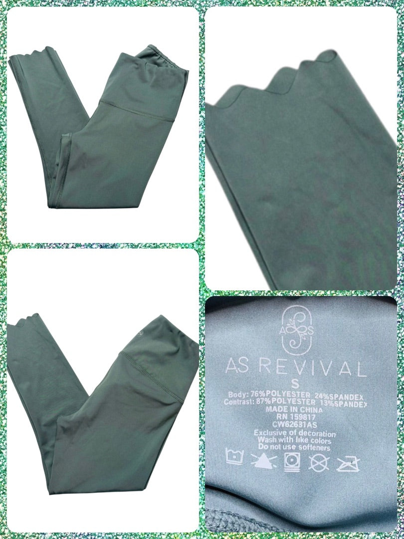 AS Revival green leggings active