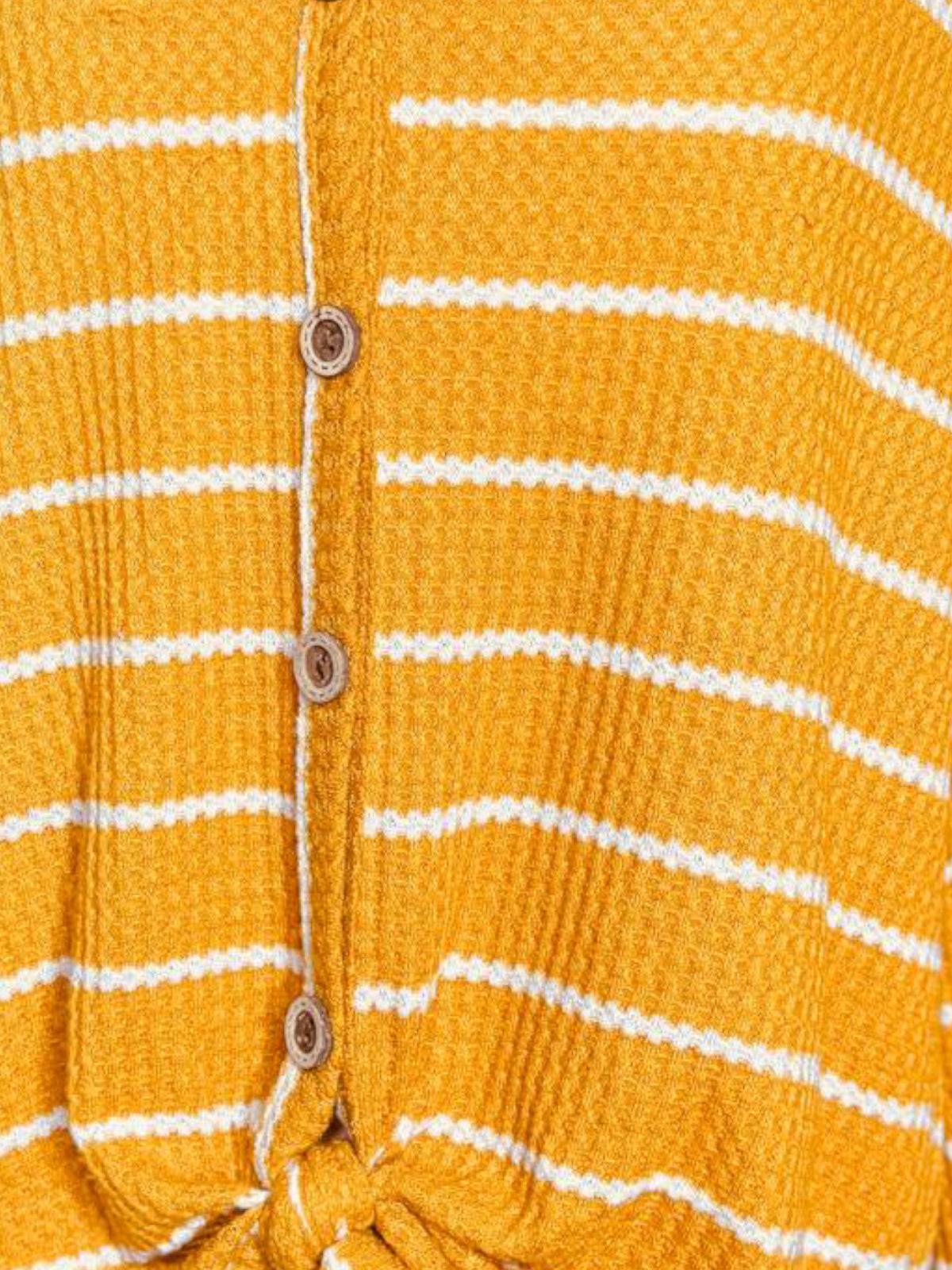 BiBi yellow stripe top