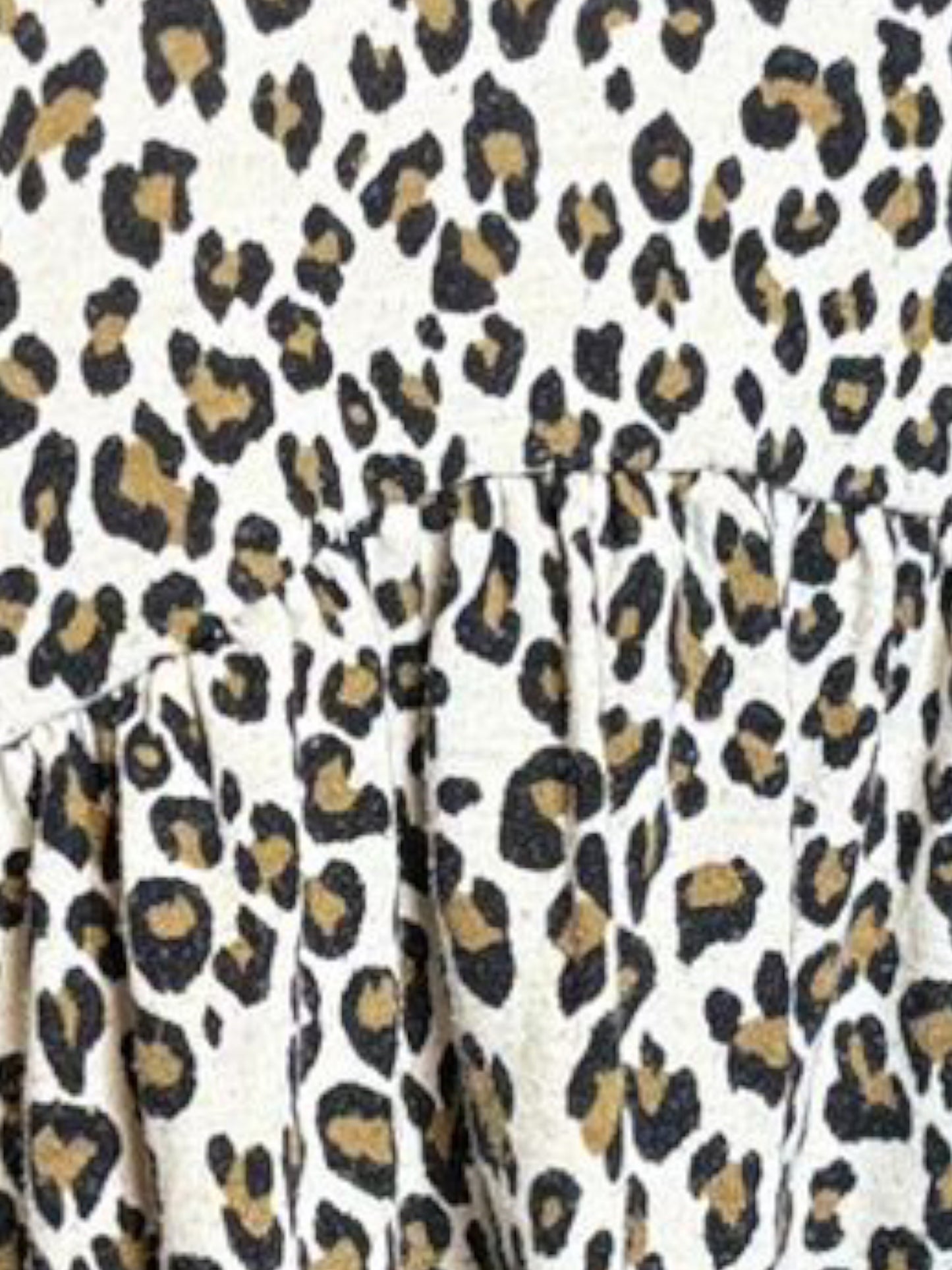 Gaze Cheetah Peplum Top