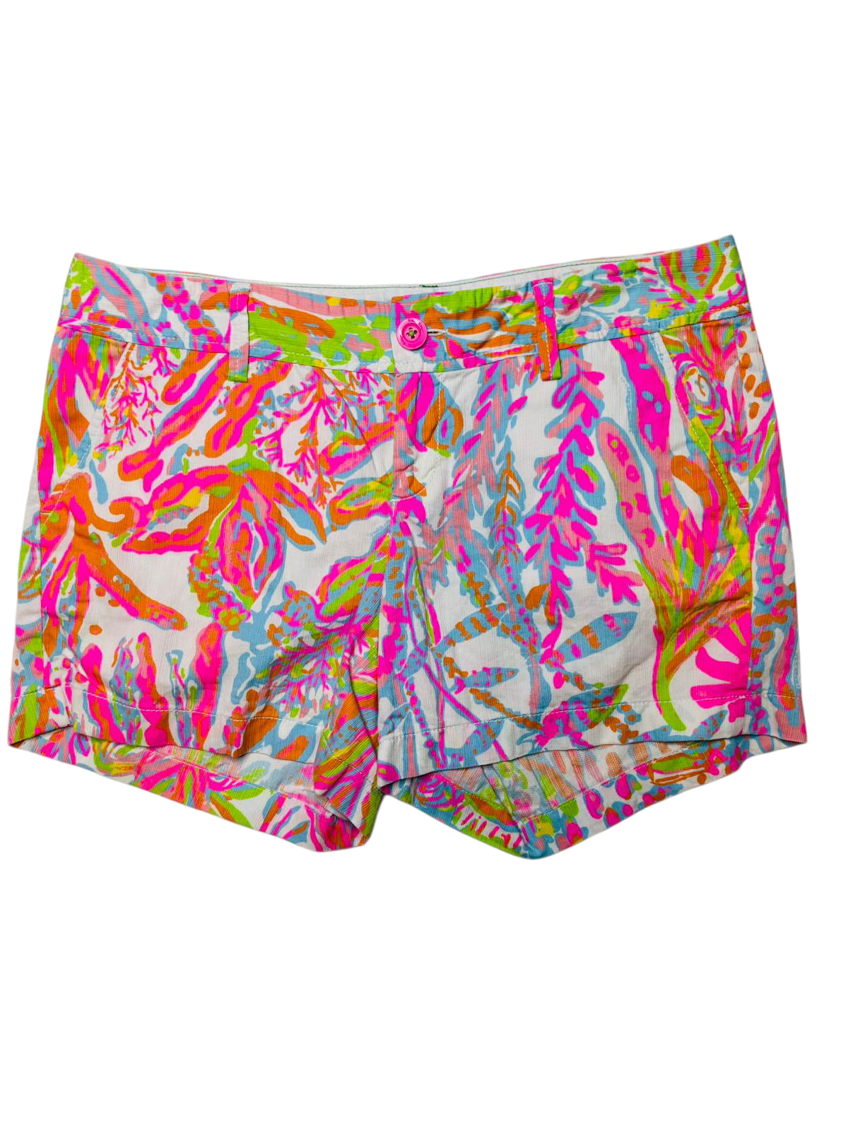 Lilly Pulitzer coral Cabot shorts