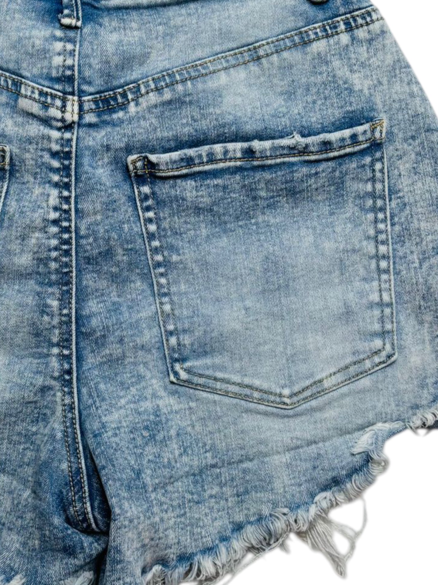 RSQ Denim ripped distressed shorts