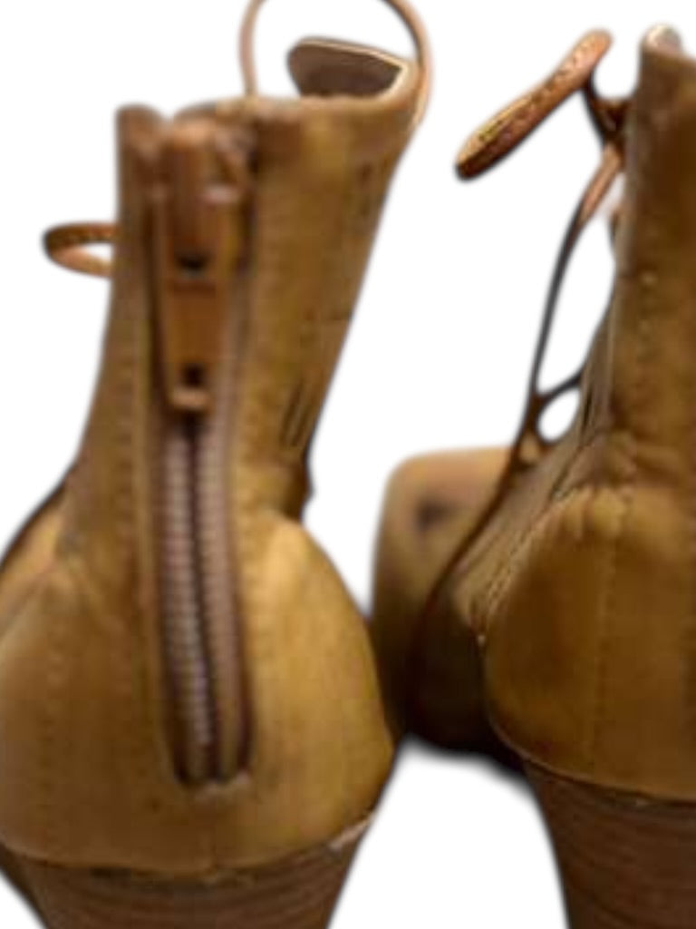 Tye Wedge heels tan