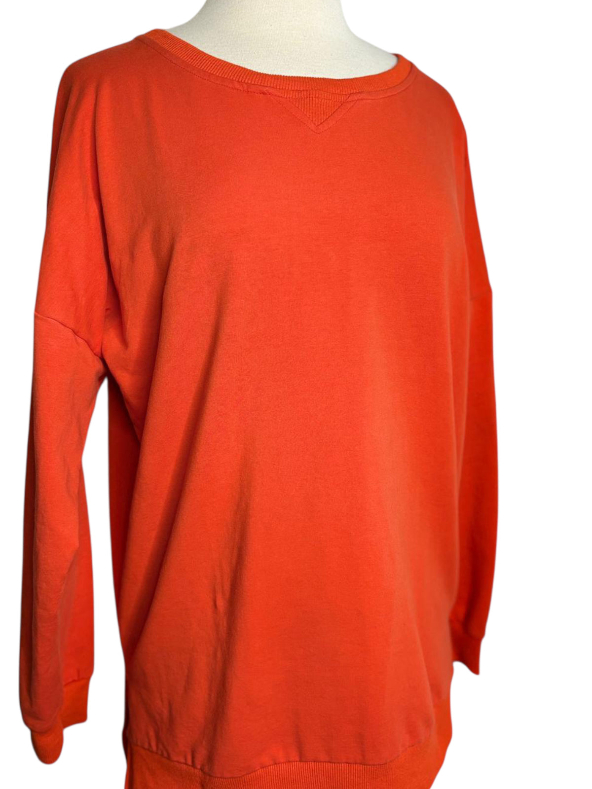Orange sweatshirt