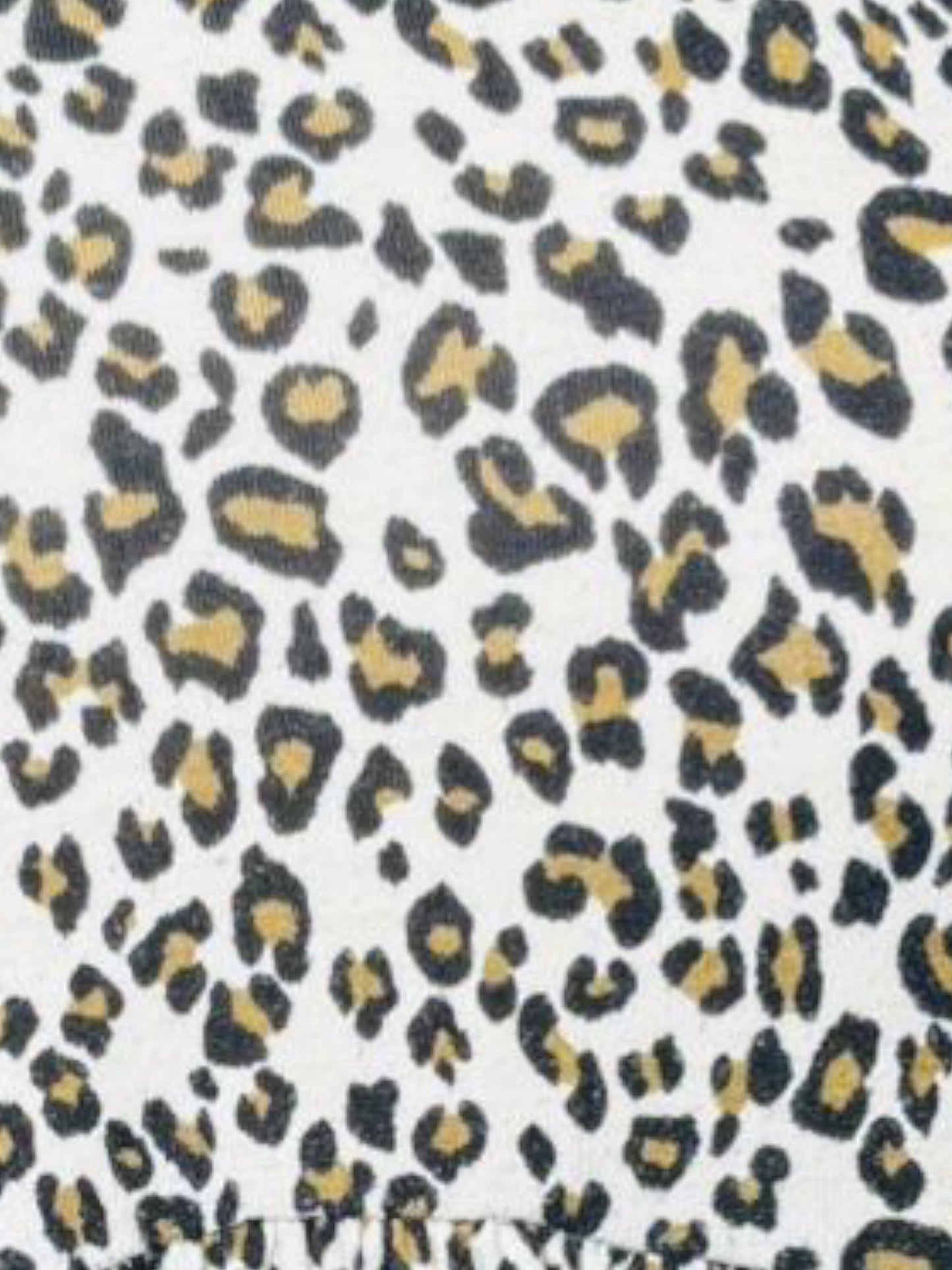 Gaze Cheetah Peplum Top