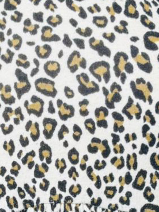 Gaze Cheetah Peplum Top