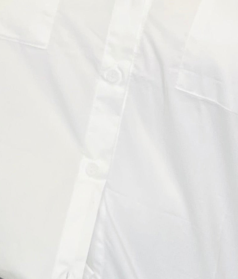 Not so basic white button up