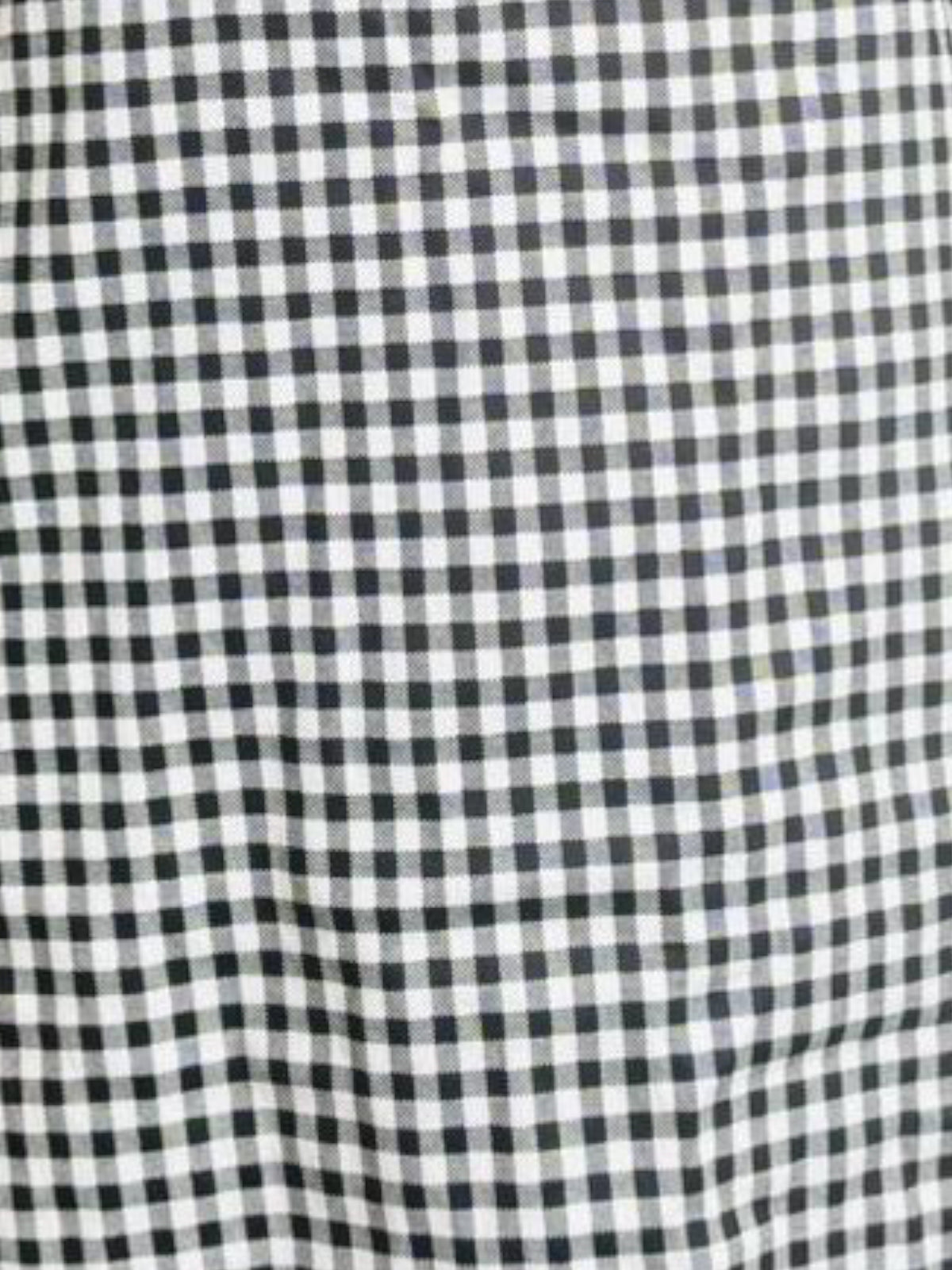 Zaful gingham black and white dress