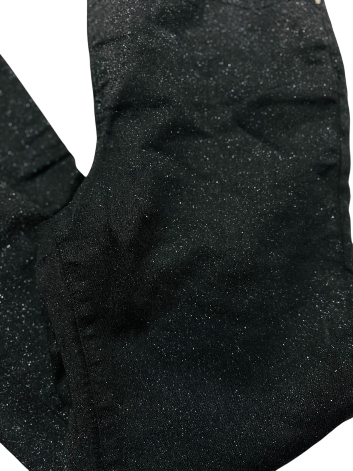 Express Black Glitter Jeans