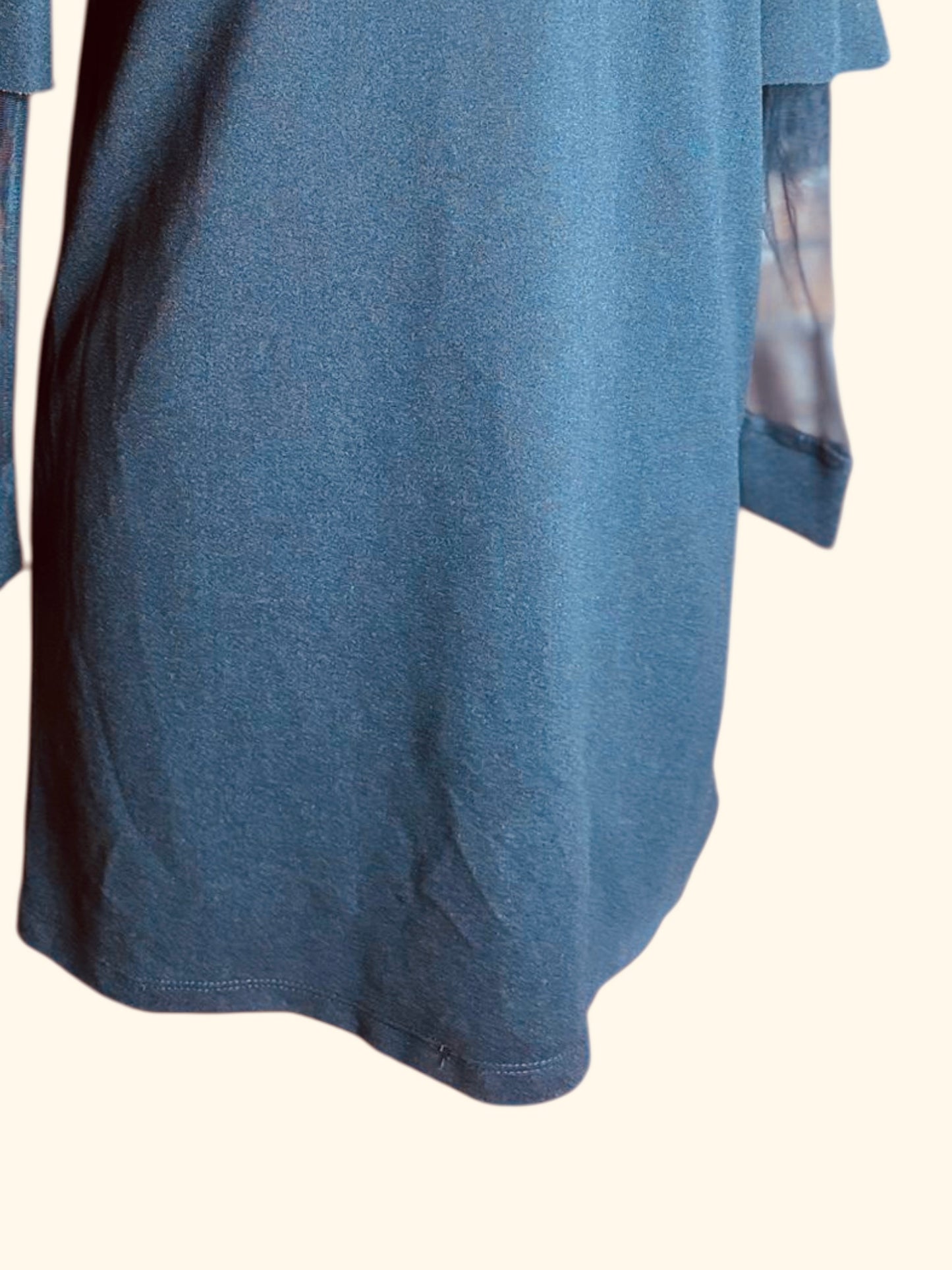 Shein ruffle sheer sleeve dress