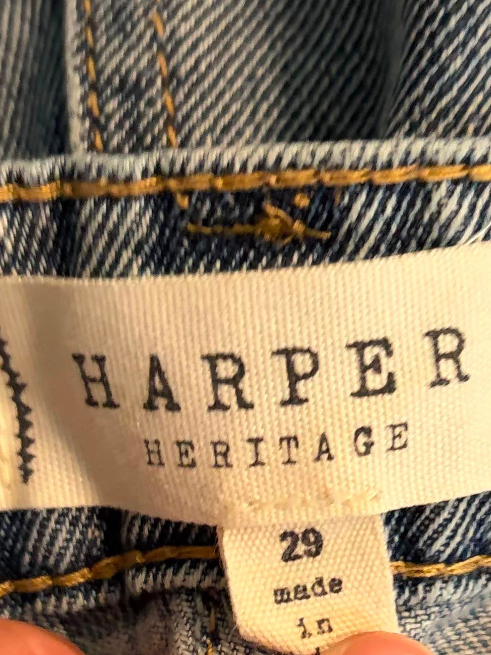 Harper denim shorts
