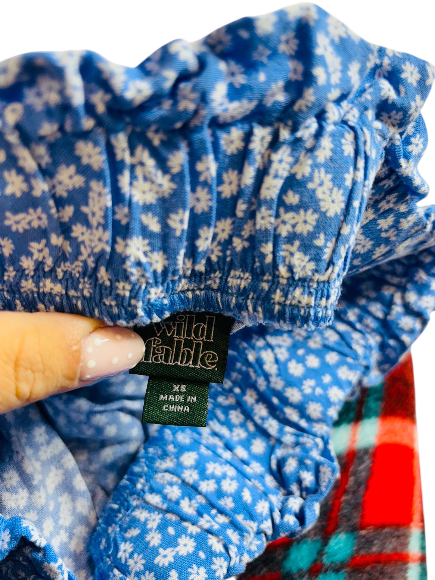 Wild Fable blue skirt ruffle