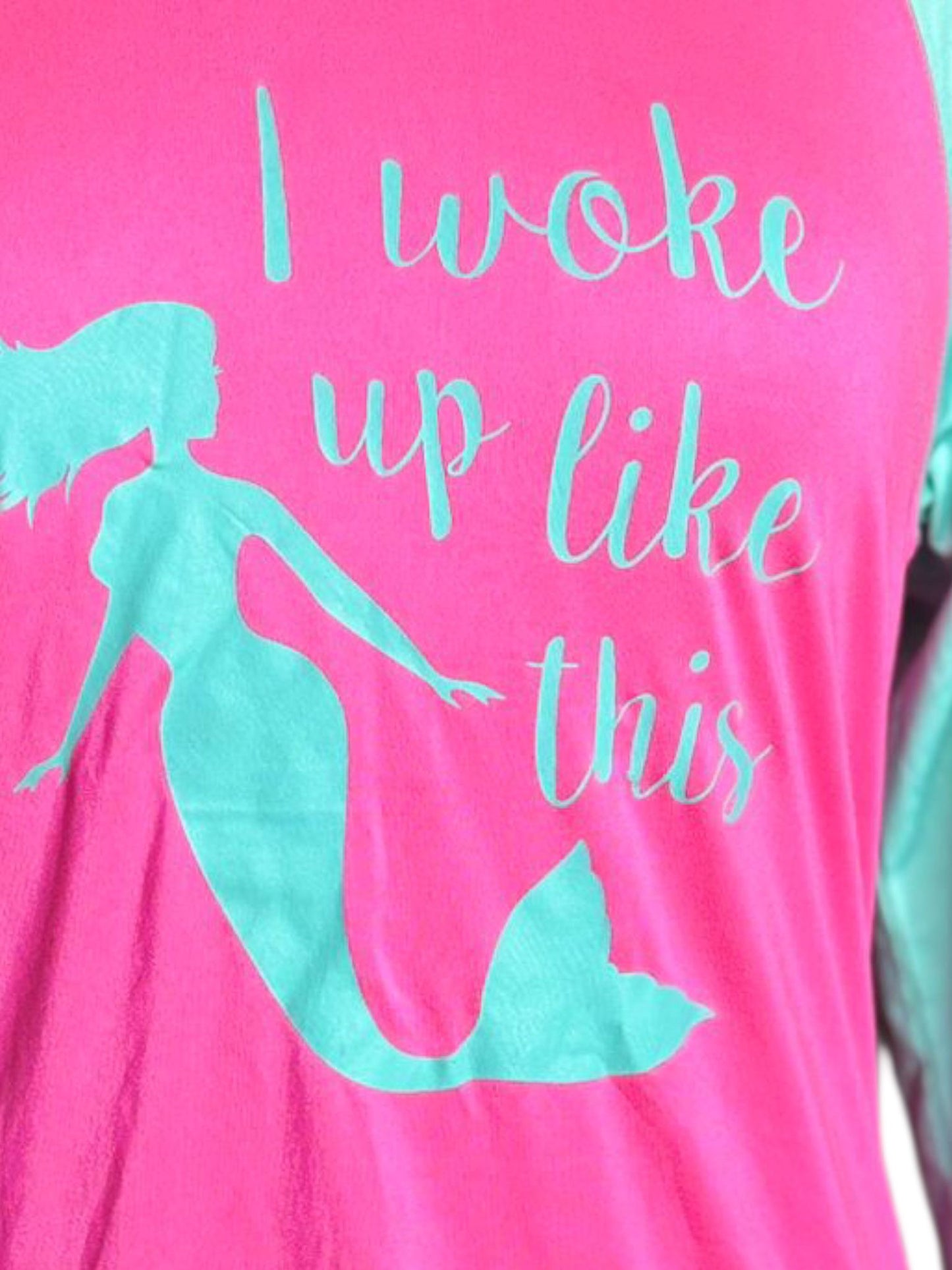 Reel Legends pink & aqua sun tee