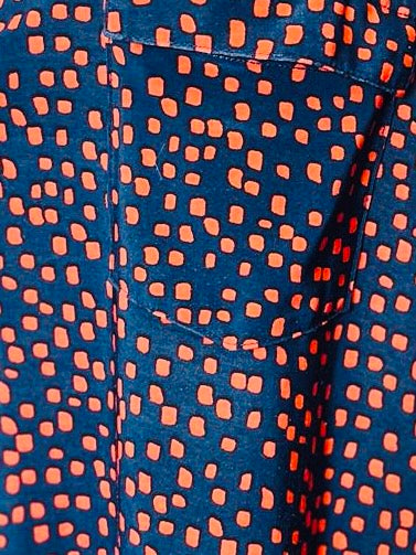 Ava & Grace Tunic Orange and Blue