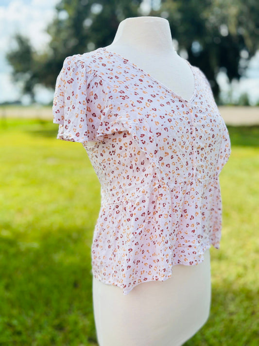 Urban Romantics floral top