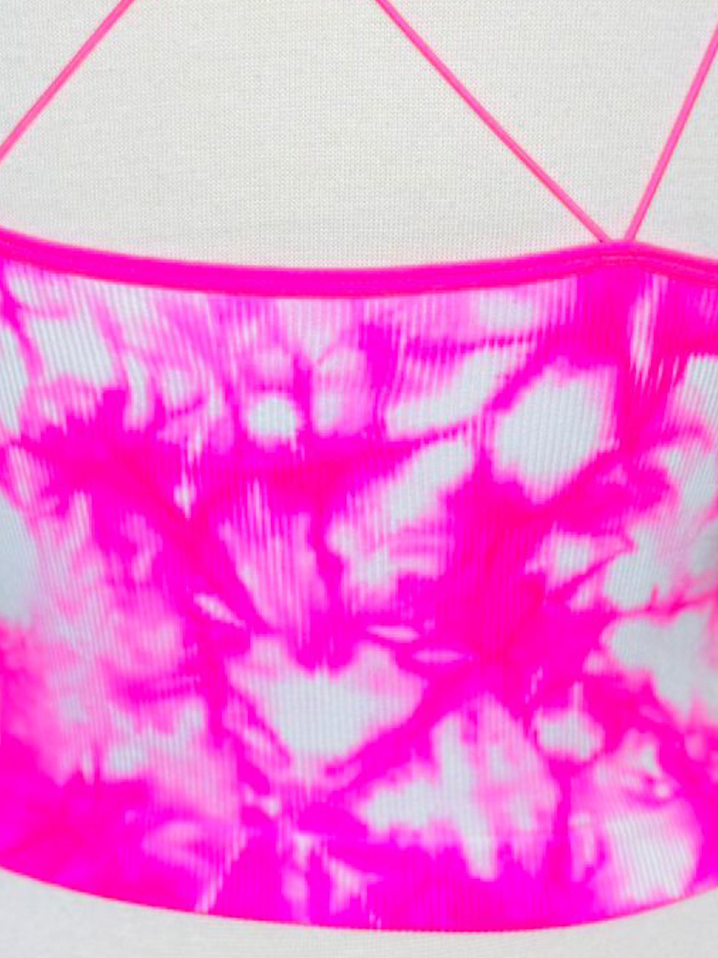 NoBo hot pink crop top