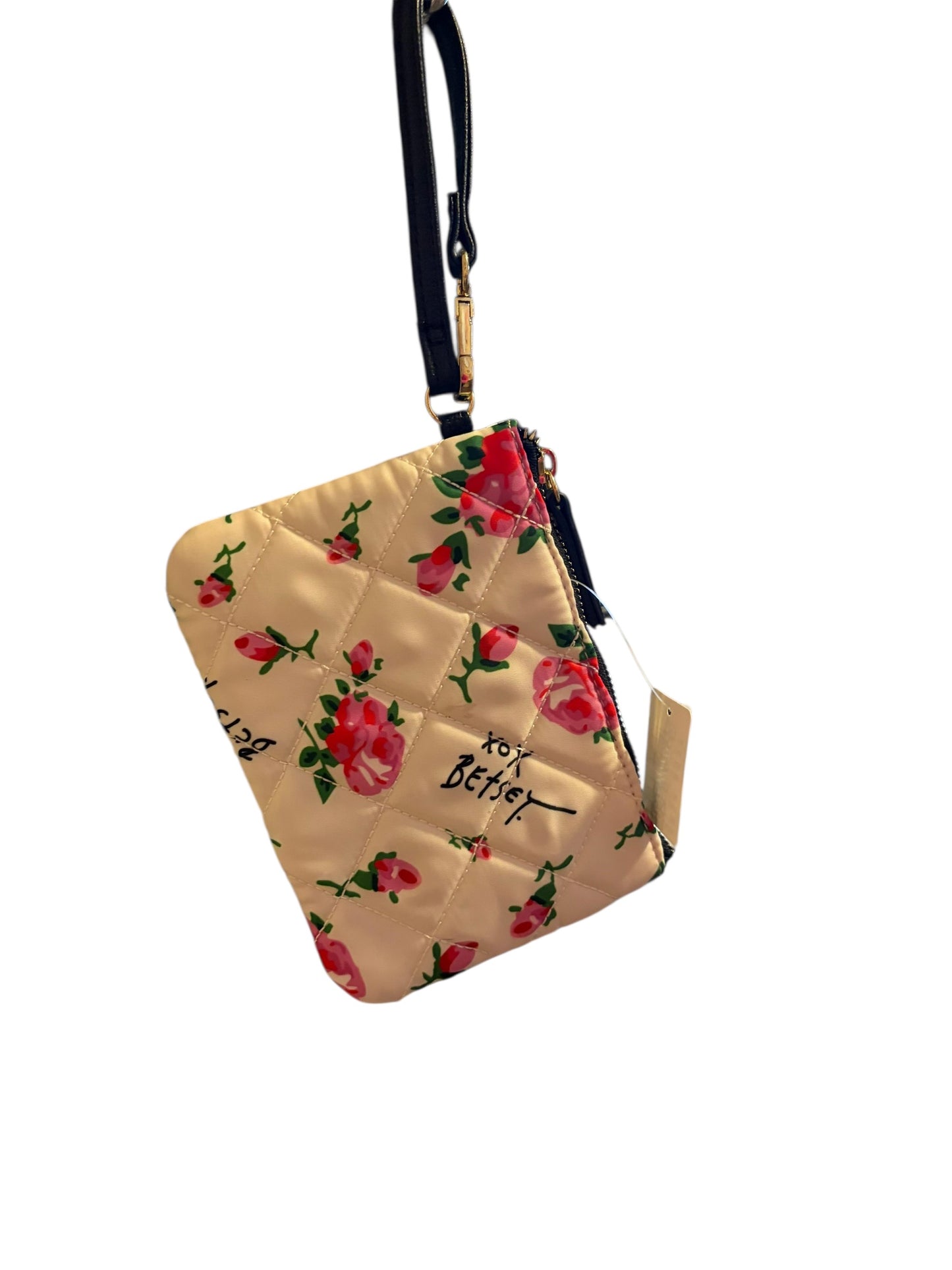 Betsy Johnson wristlet floral