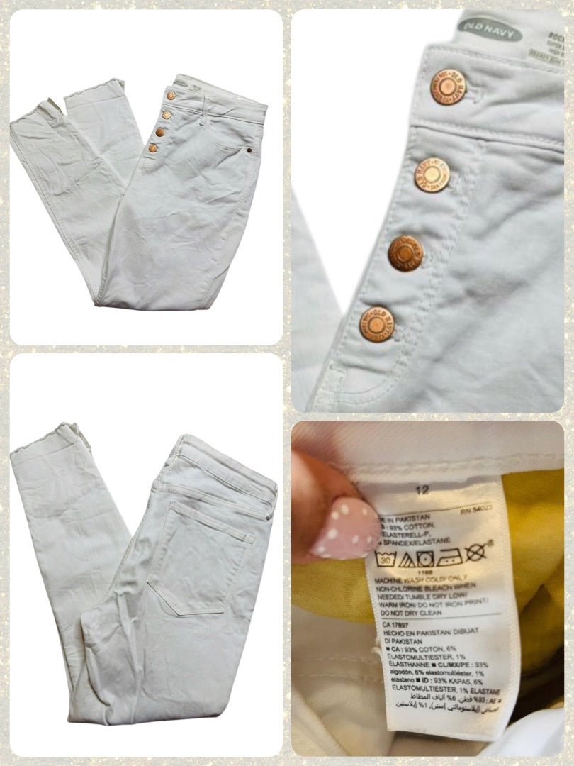 Old Navy White denim jeans