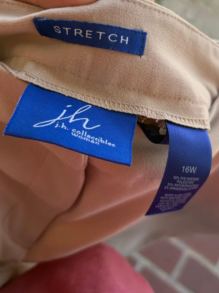 J H collection khaki pants