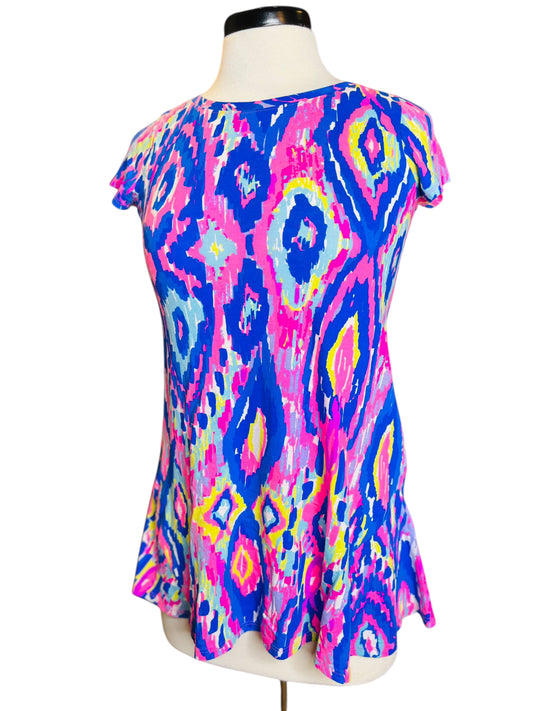 Lilly Pulitzer dramatic color tunic