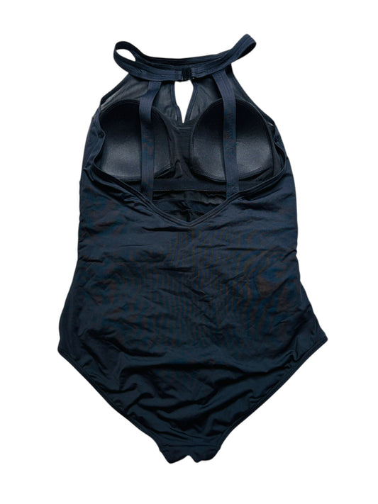 Black one piece black swim suit